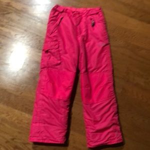 Girls Lined snow pants, size 7/8.  Super cute!!